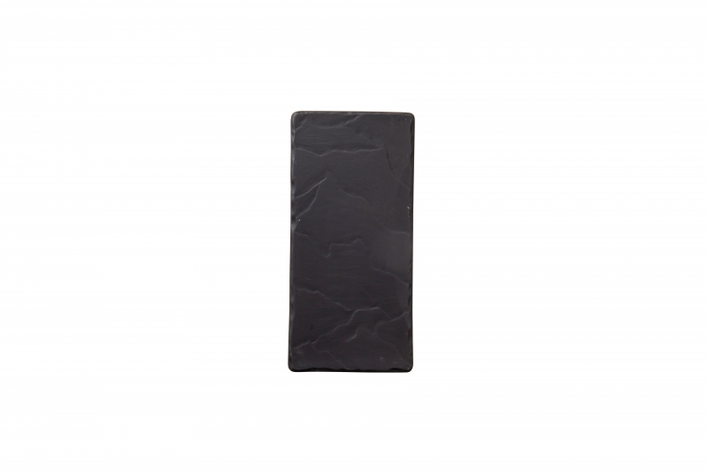 Platte BASALT rechteckig , klein 25 x 12 cm
