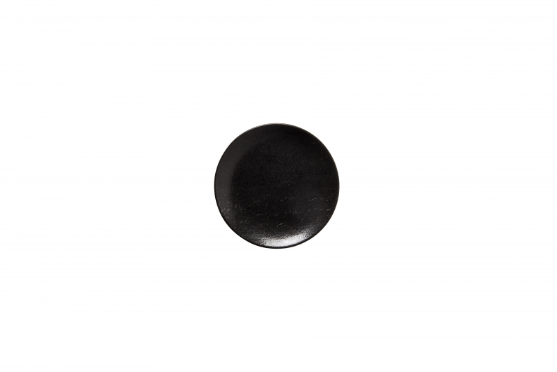 Brotteller Ø 15 cm, schwarz, Schieferoptik, Coup