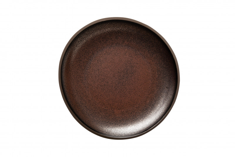 JUNTO Teller flach Ø 27 cm, bronze