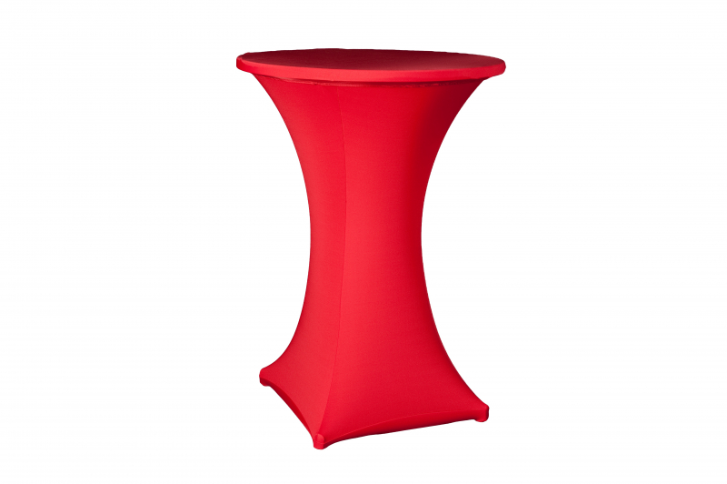Housse extensible pour mange-debout, coloris rouge