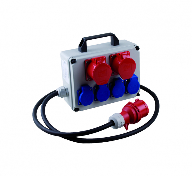 Verteilerwürfel, 400 V, CEE 32