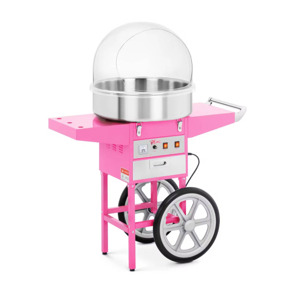 Zuckerwattenmaschine mit Wagen