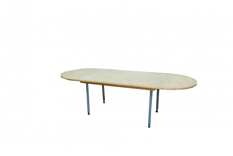 Table de banquet, forme ovale, pliant