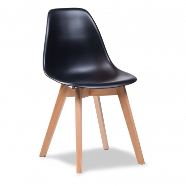 Chaise CECILE, coloris noir