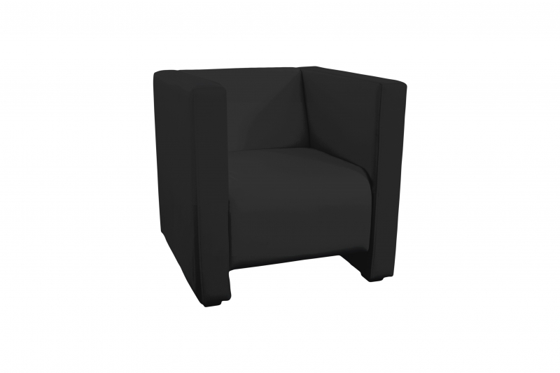 Fauteuil Q1, coloris noir