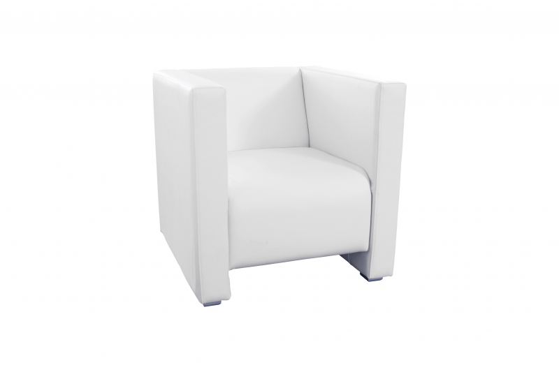 Fauteuil Q1, coloris blanc