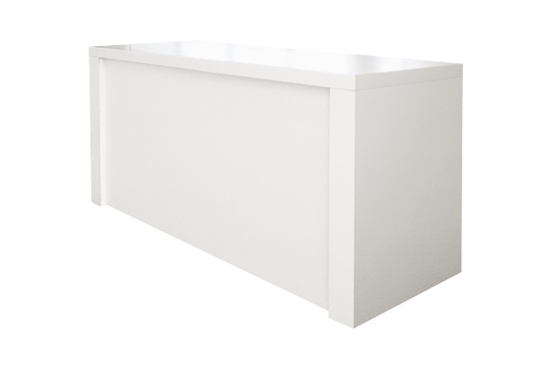 Panneau frontal pour table pont 200, coloris blanc (haut)