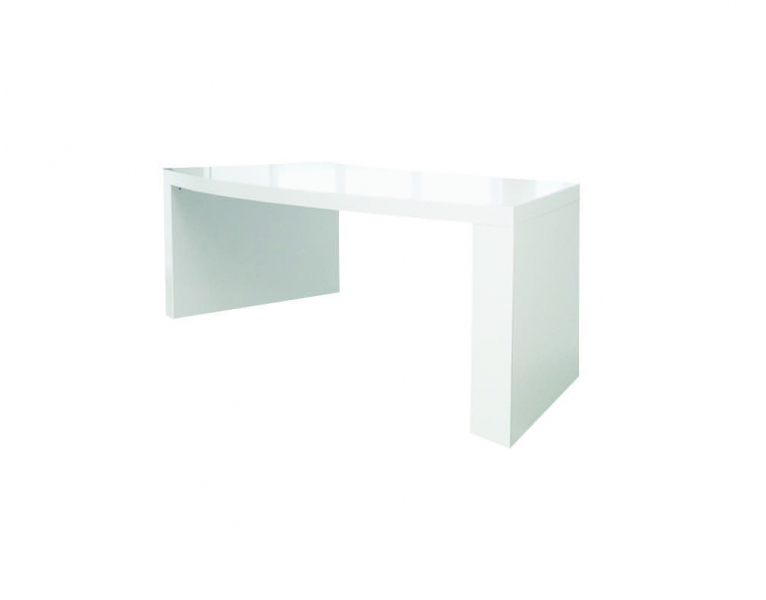 Table pont banquet CURVE, coloris blanc
