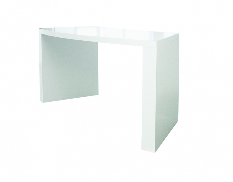 Table pont D46, coloris blanc