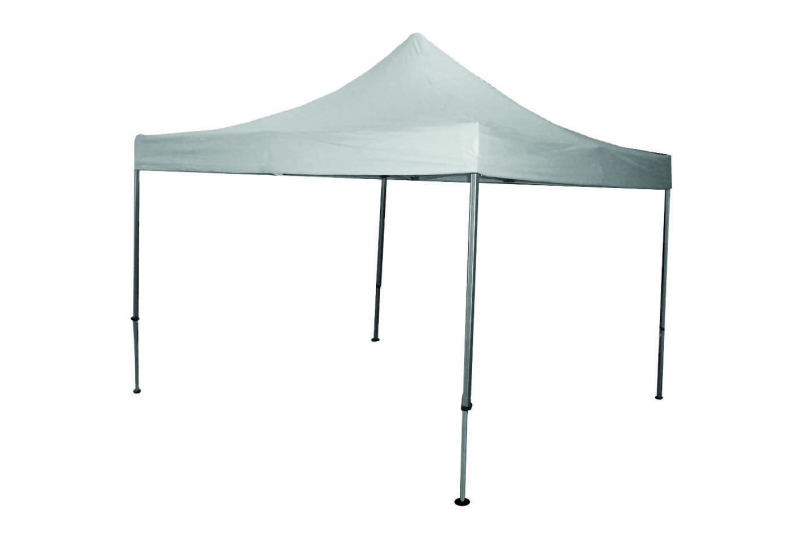 Faltpavillon, weiß, 300 × 300 cm
